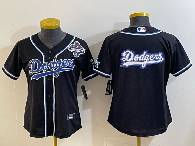 Youth 2026 Los Angeles Dodgers Blank Black Game Nike MLB Jersey style 0014